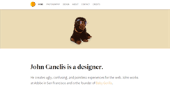 Desktop Screenshot of johncanelis.com