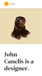 Mobile Screenshot of johncanelis.com